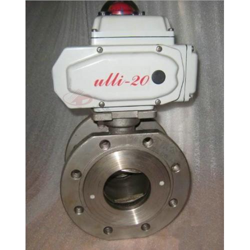 Q971F电动对夹球阀