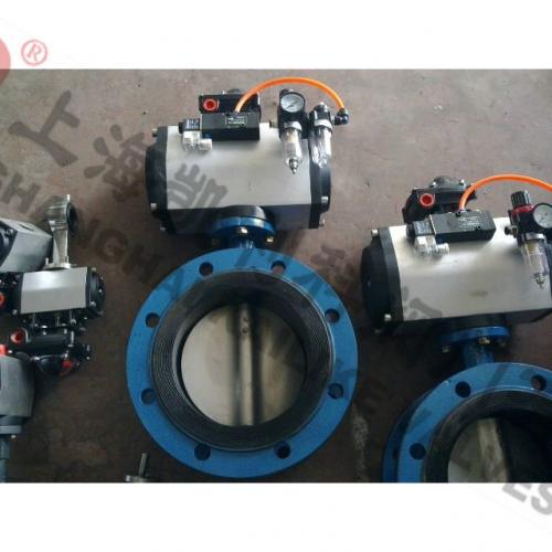 D641X气动法兰蝶阀