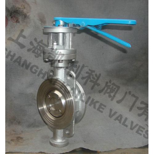 D73H手动对夹式硬密封蝶阀